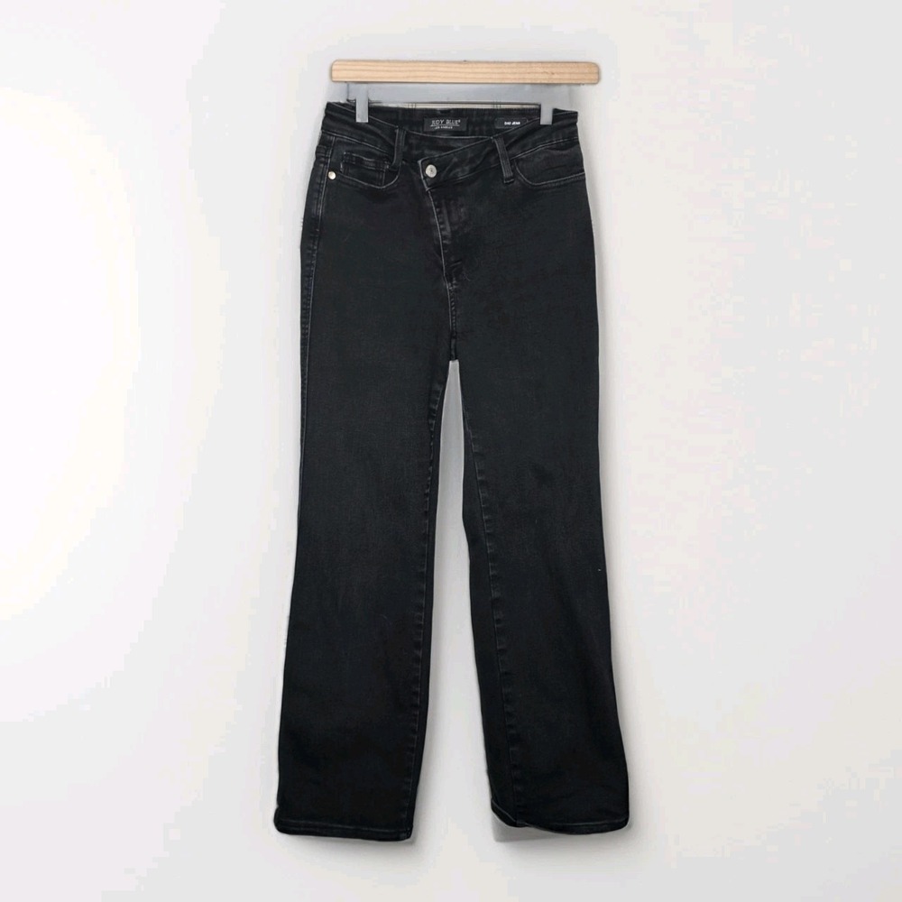Judy Blue Women's Straight Leg Jeans — Black Wash